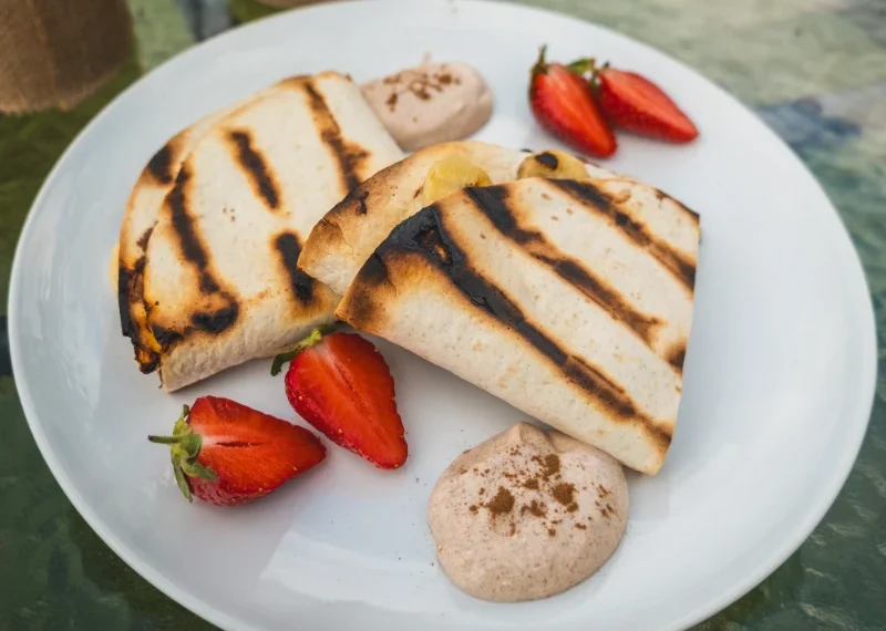 Tortillas with nutella